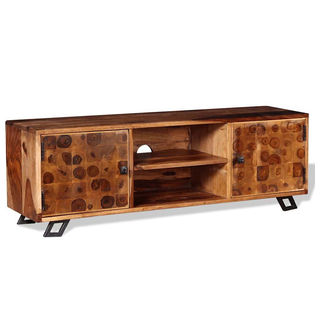 Mobile Porta TV in Legno di Acacia 120x30x40 cm vidaXL