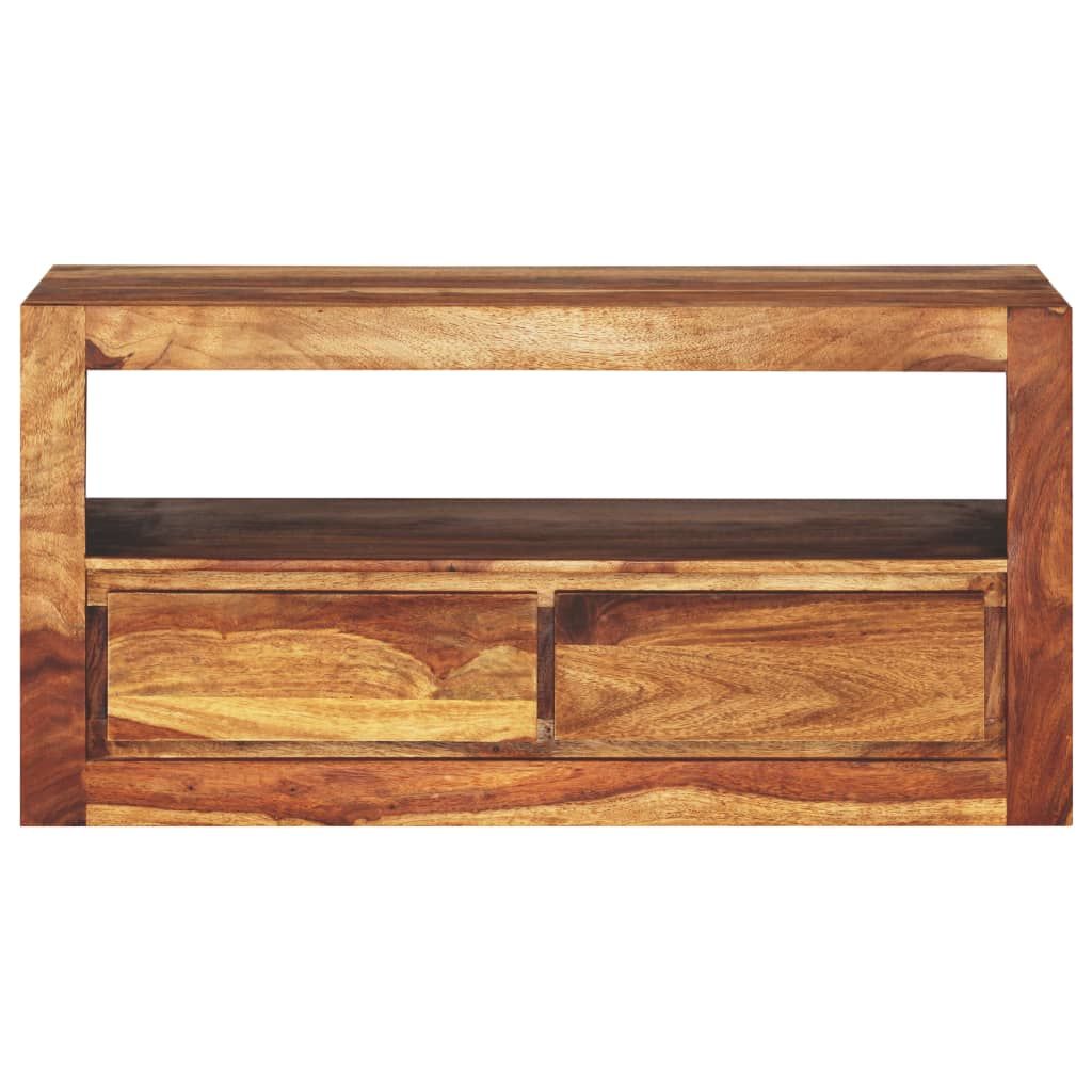 Mobile Porta TV in Legno Massello di Acacia 80x30x40 cm vidaXL