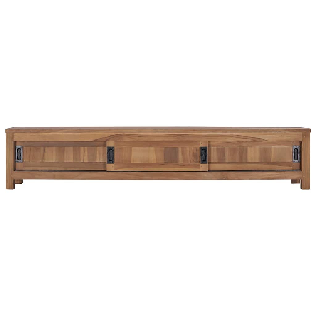 Mobile Porta TV 150x30x30 cm in Legno Massello di Teak vidaXL
