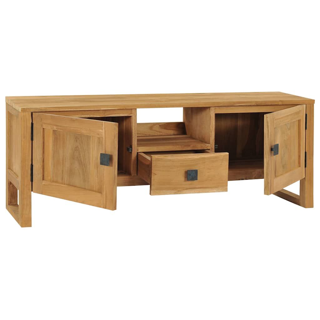 Mobile Porta TV 120x32x45 cm in Legno Massello di Teak vidaXL
