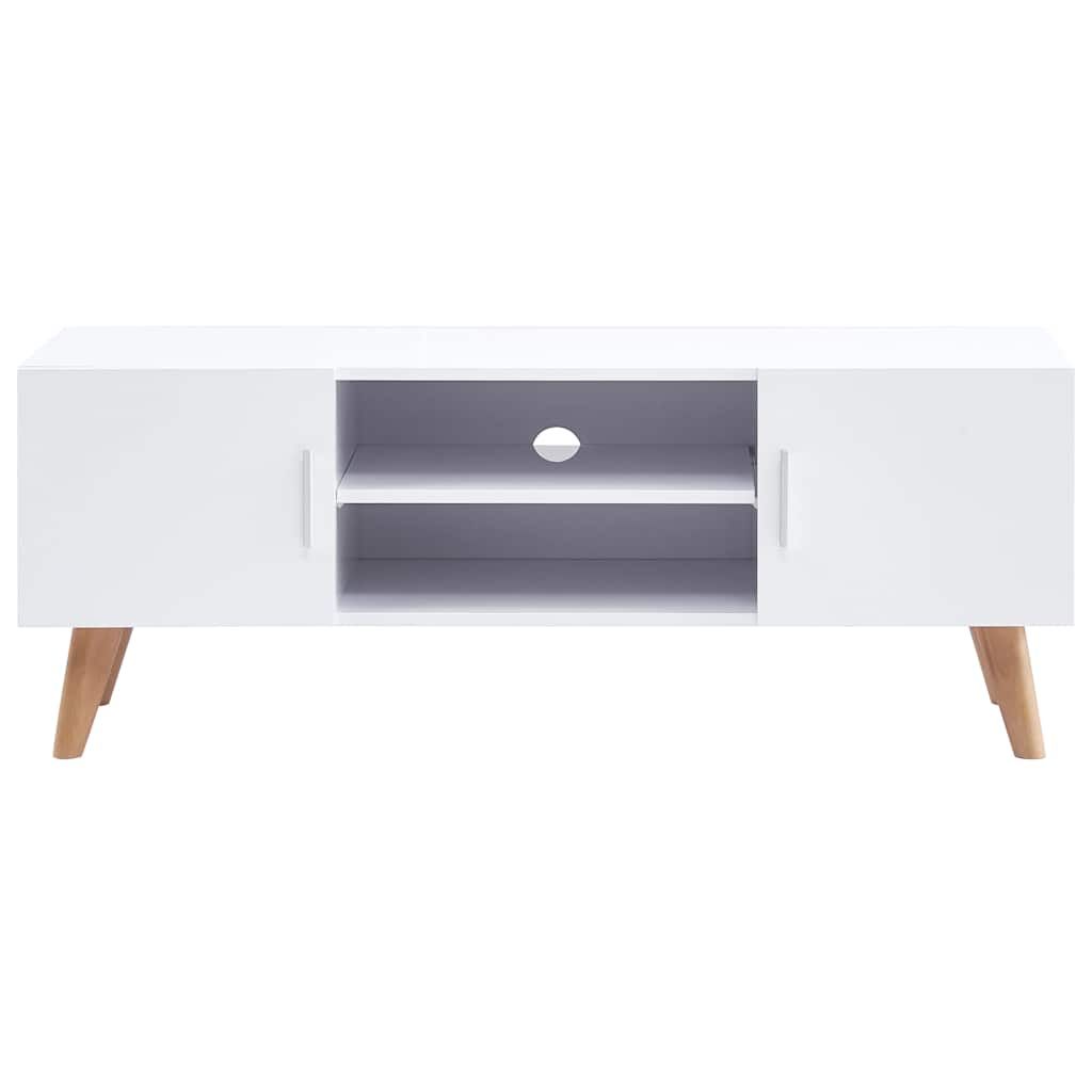 Mobile Porta TV Bianco 120x40x46 cm in MDF vidaXL