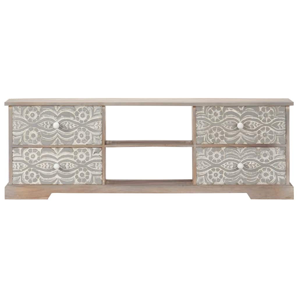 Mobile Porta TV 120x30x40 cm in Legno Massello di Acacia vidaXL