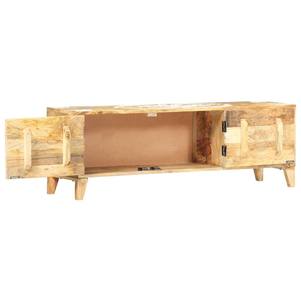 Mobile Porta TV 120x30x40 cm in Legno Massello di Mango vidaXL