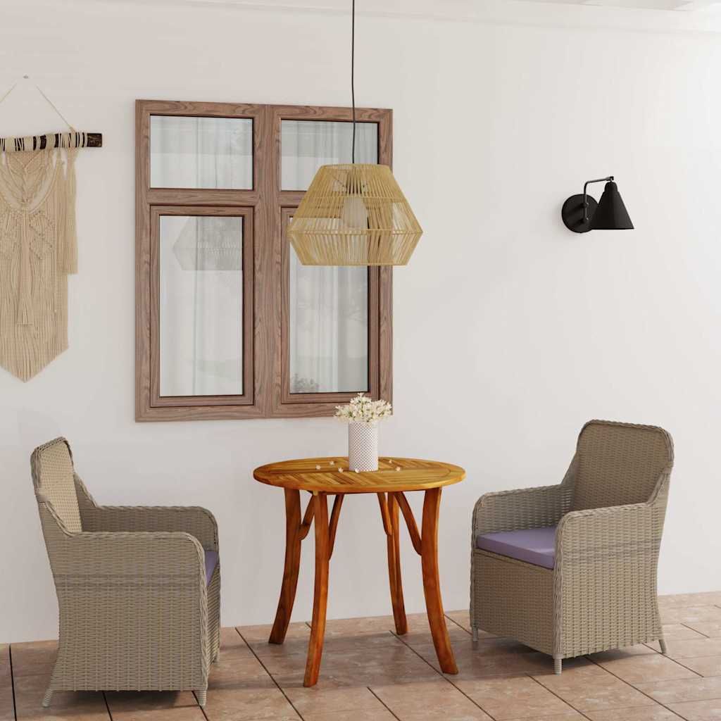 Set Mobili da Pranzo per Giardino 3 pz Marrone vidaXL
