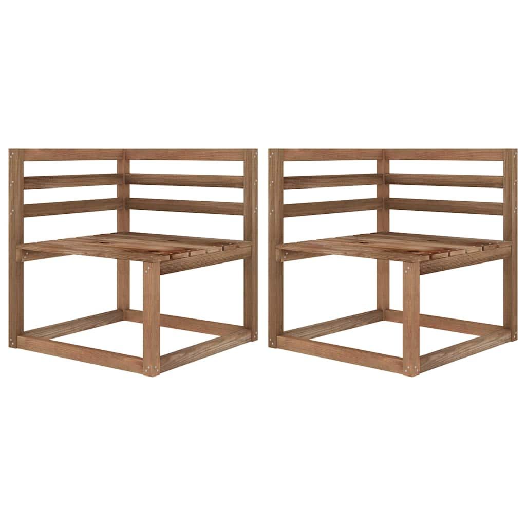Divano da Giardino Pallet 3 Posti Cuscini Blu Chiaro Legno Pino vidaXL
