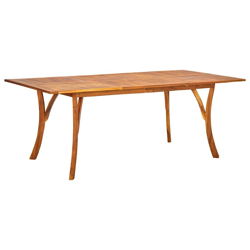 Set Mobili da Pranzo per Giardino 7 pz Nero vidaXL