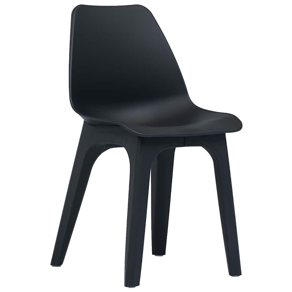 Set da Bistrò 3 pz in Plastica Antracite vidaXL