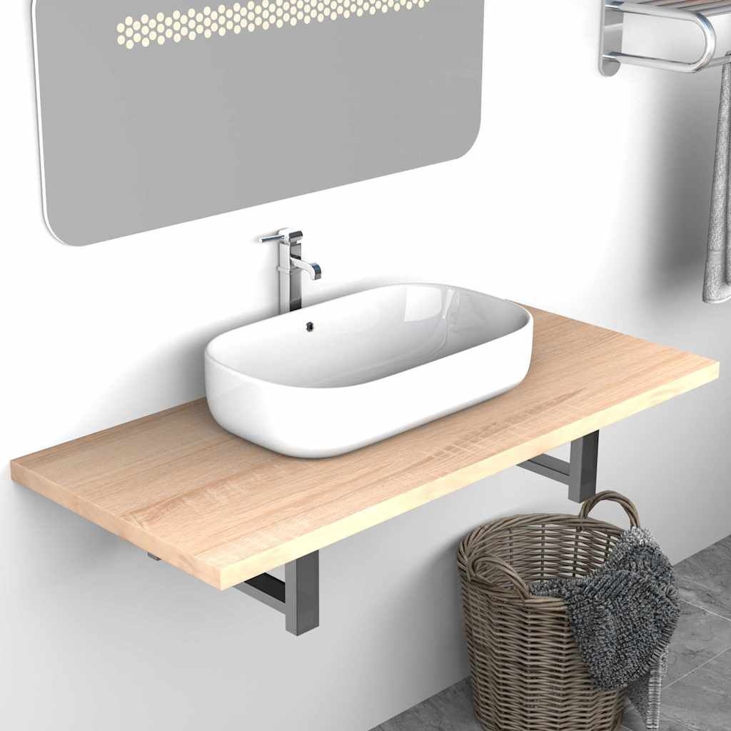 Mobile da Bagno Rovere 90x40x16,3 cm vidaXL