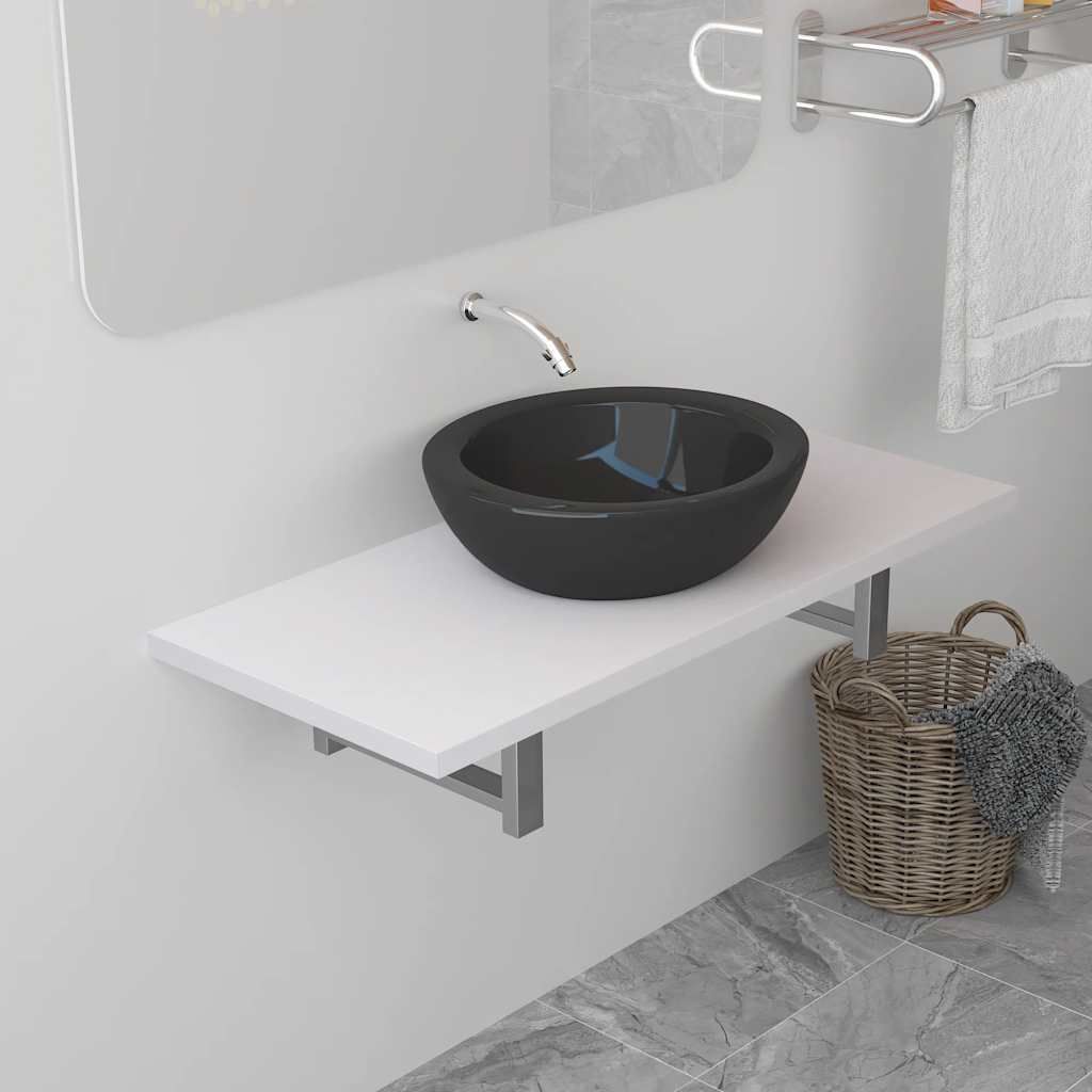 Mobile da Bagno Bianco 90x40x16,3 cm vidaXL