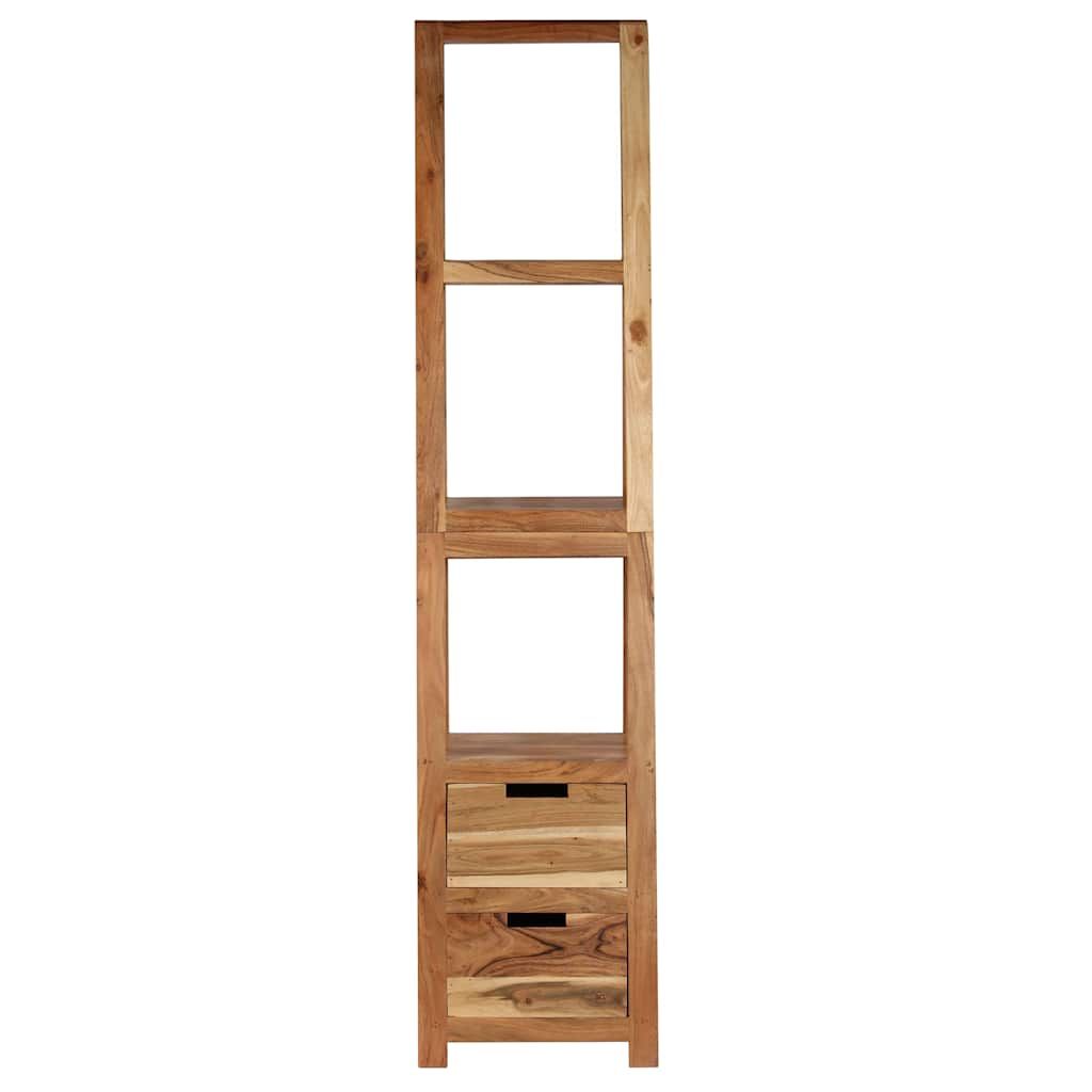 Libreria in Legno Massello di Acacia 40x45x175 cm Marrone vidaXL