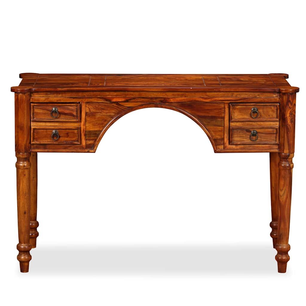 Scrittoio in Legno Massello di Acacia 115x50x76 cm vidaXL