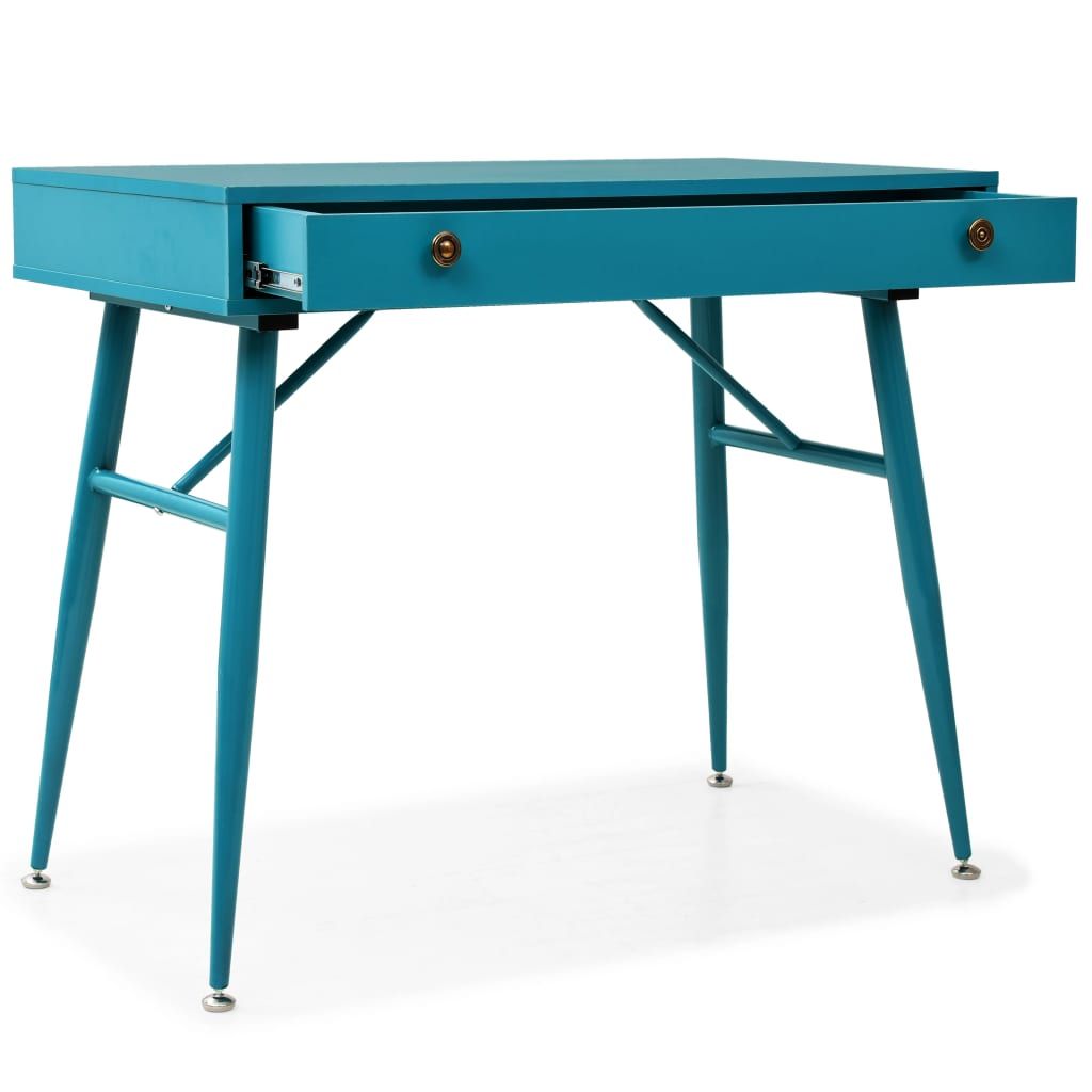 Scrivania con Cassetto 90x50x76,5 cm Verde Antico vidaXL