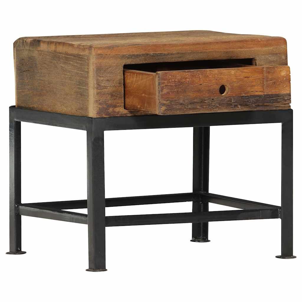 Comodino 40x35x40 cm in Legno Massello di Recupero vidaXL