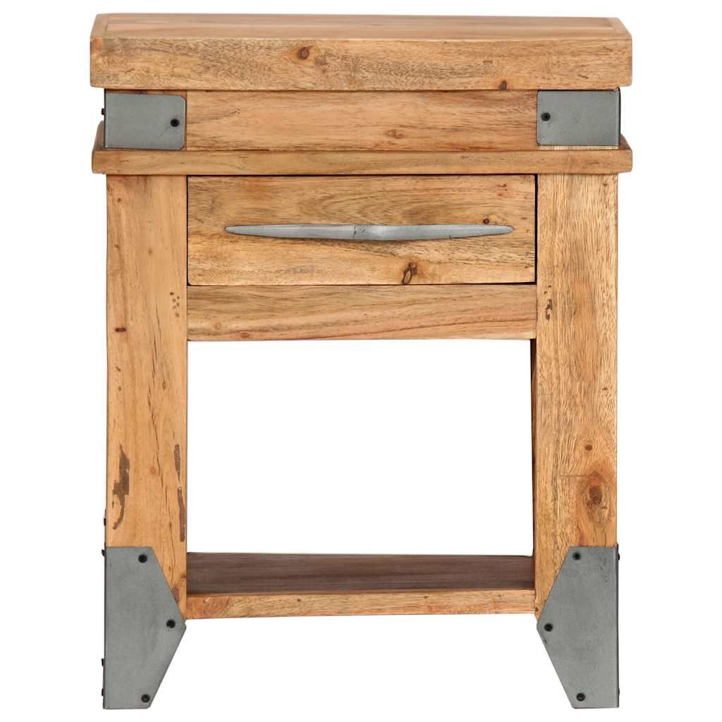 Comodino 40x30x51 cm in Legno Massello di Acacia vidaXL