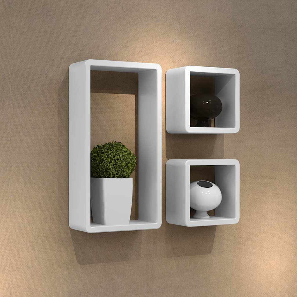 Set Scaffali a Cubo 3 pz vidaXL