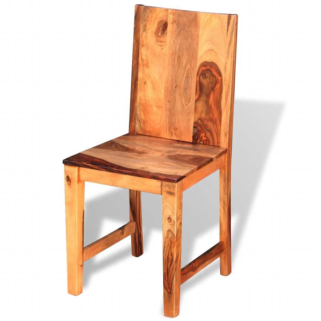 Sedie da Pranzo 6 pz in Legno Massello vidaXL