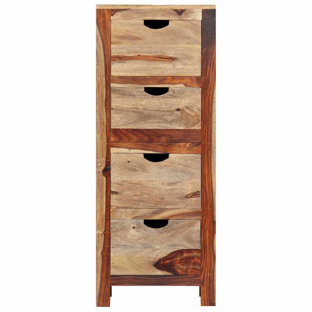 Cassettiera 40x30x100 cm in Legno Massello di Acacia vidaXL