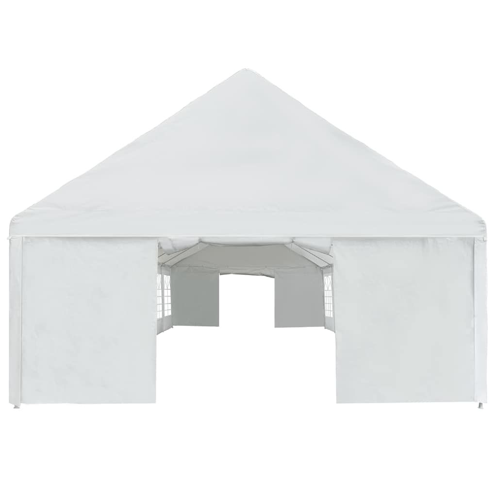 Tendone per Feste in PE 5x8 m Bianco vidaXL