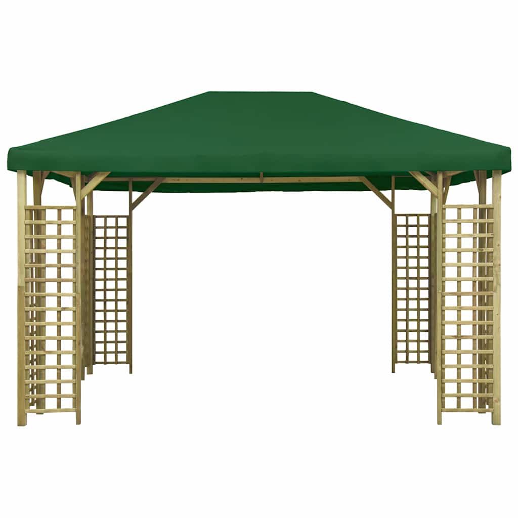 Gazebo 4x3 m Verde vidaXL