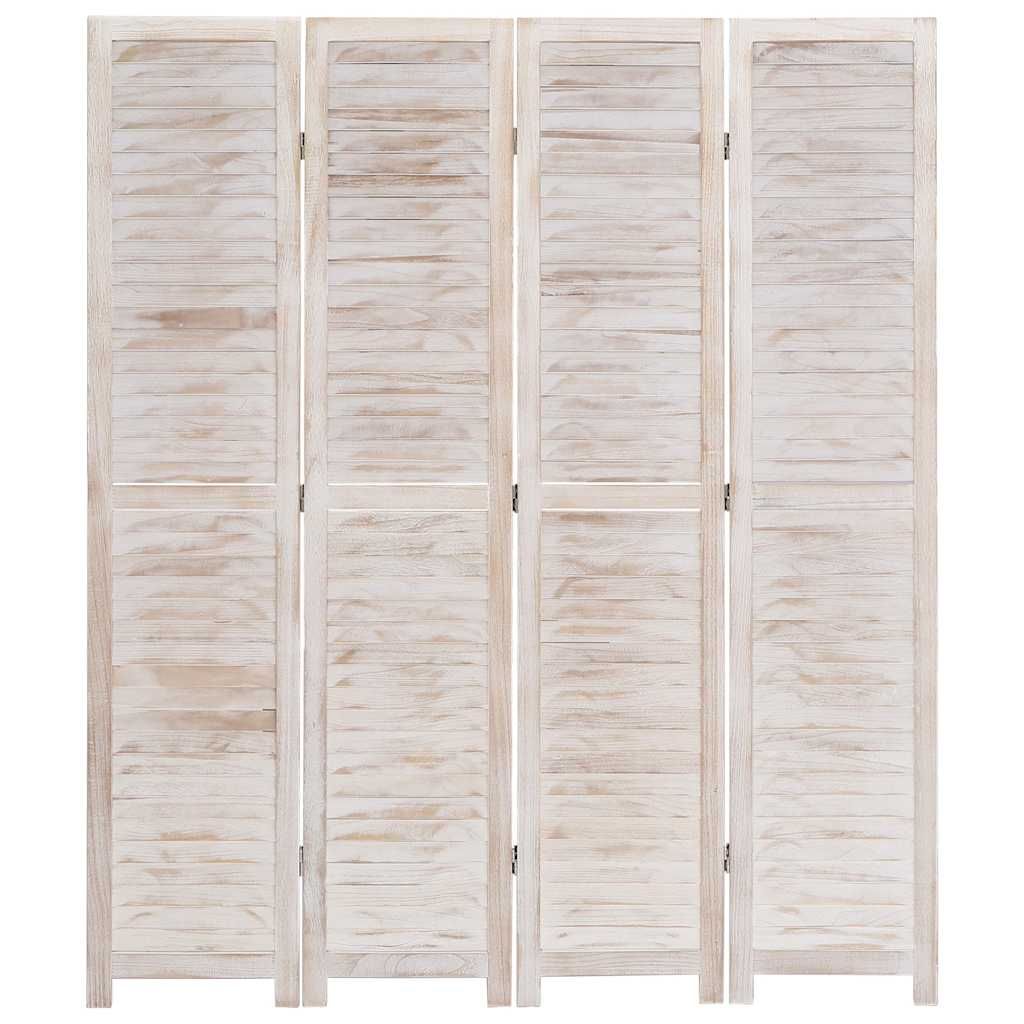 Divisorio a 4 Pannelli 140x165 cm in Legno vidaXL
