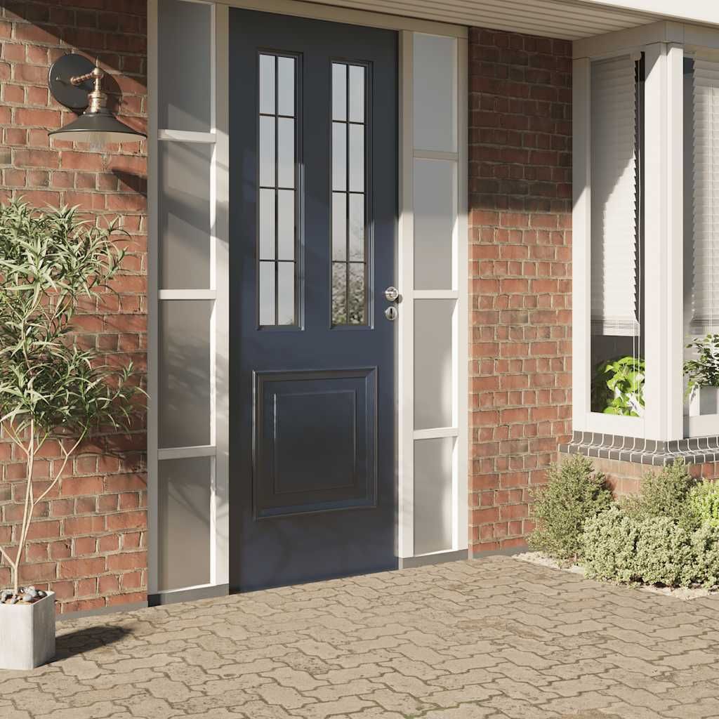 Pellicola Statica Smerigliata Grigio 90x500 cm PVC vidaXL