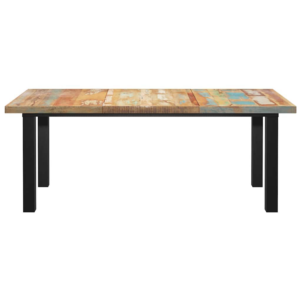 Tavolo da Pranzo con Gambe a I 200x100x77 cm Legno di Recupero vidaXL