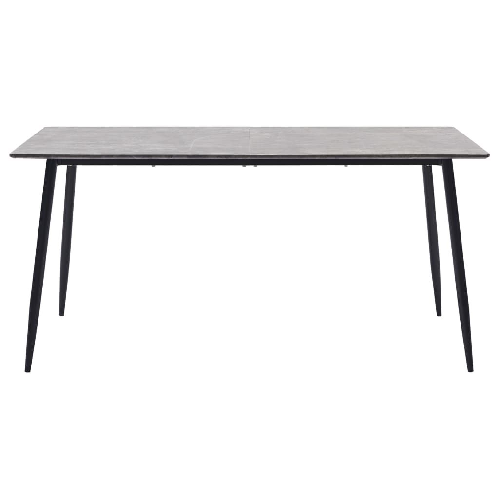 Tavolo da Pranzo Grigio 140x70x75 cm in MDF vidaXL
