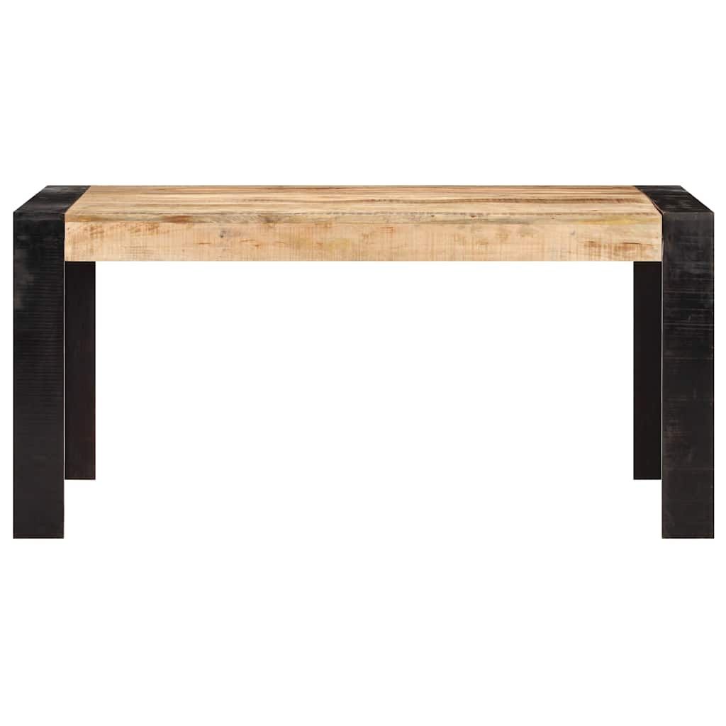 Tavolo da Pranzo 160x80x76 cm in Legno Massello di Mango vidaXL