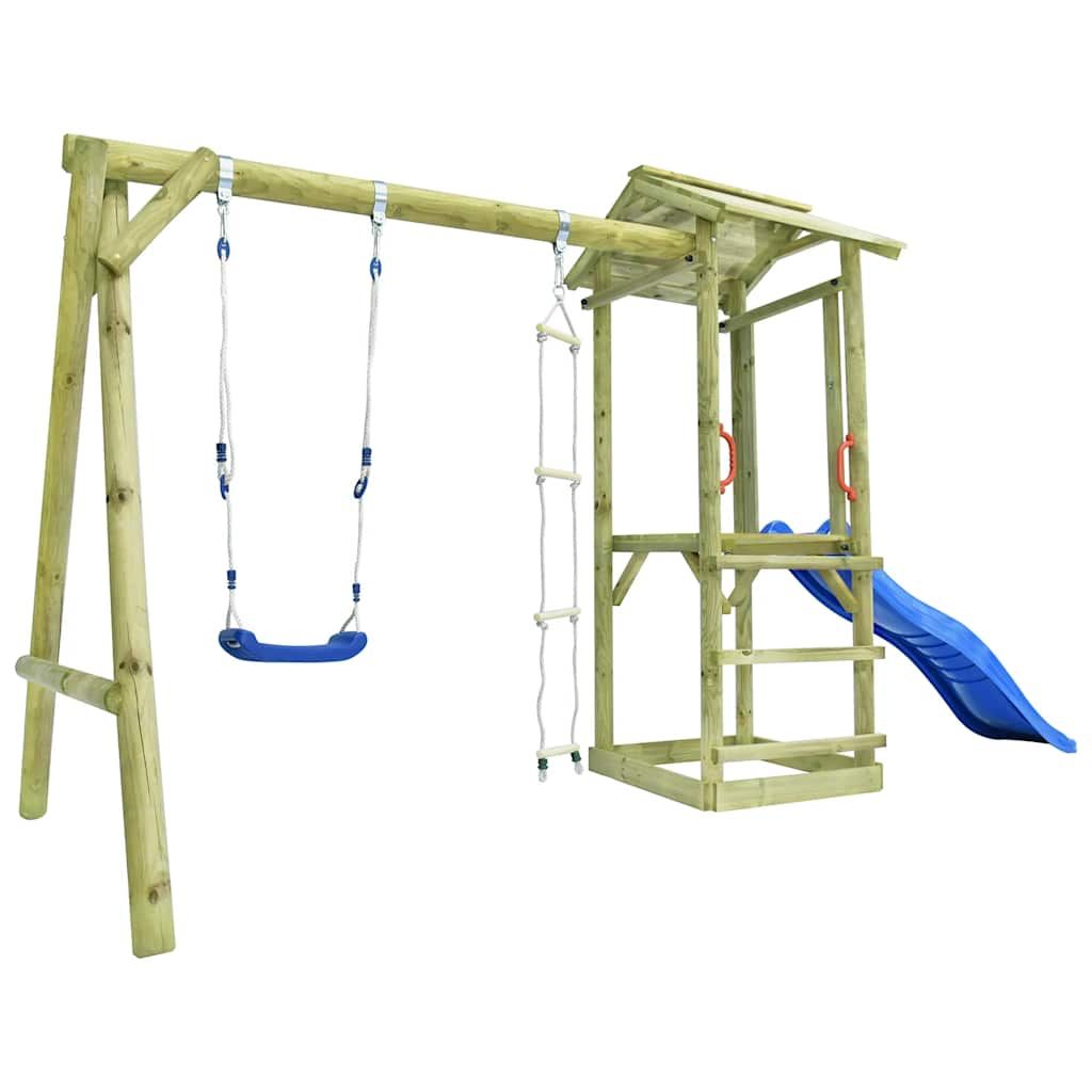 Set da Gioco da Esterno 400x150x220 cm Legno di Pino Impregnato vidaXL
