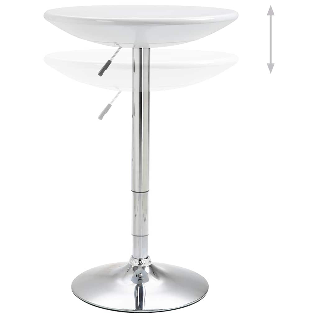 Tavolo da Bar Bianco Ø60 cm in ABS vidaXL