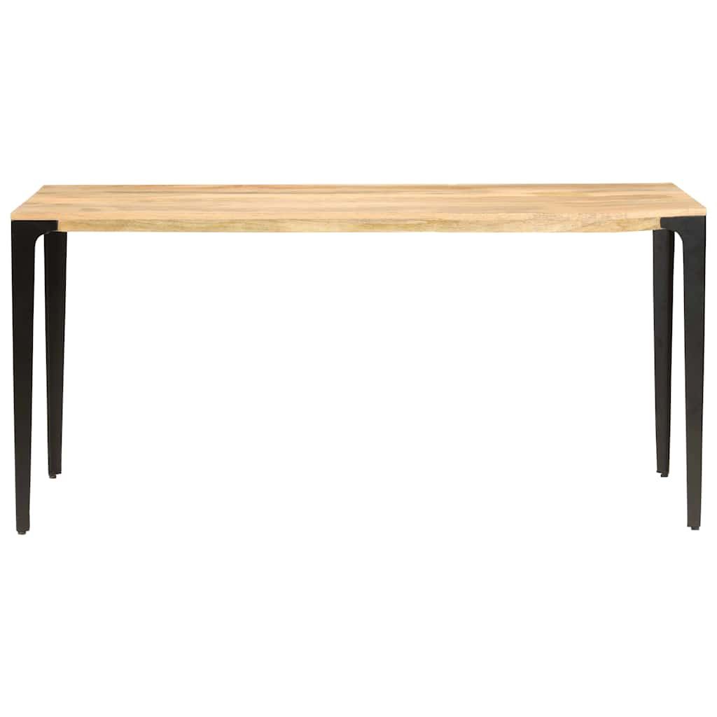 Tavolo da Pranzo 160x80x76 cm in Legno Massello di Mango vidaXL