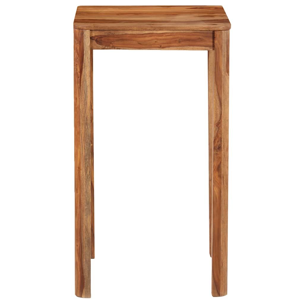 Tavolino da Bar in Legno Massello di Acacia 60x60x107 cm vidaXL
