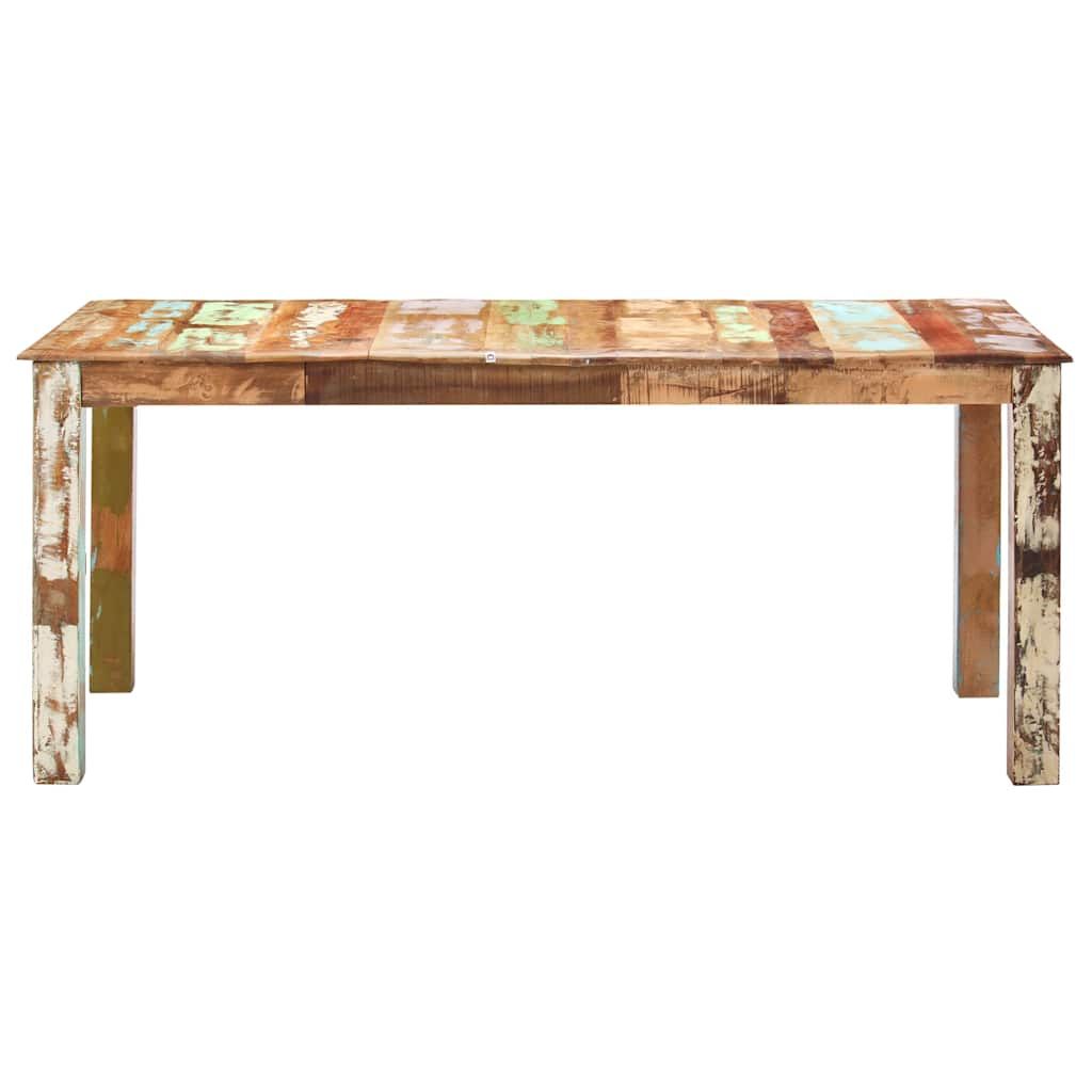 Tavolo da Pranzo in Legno Massello di Recupero 180x90x76 cm vidaXL