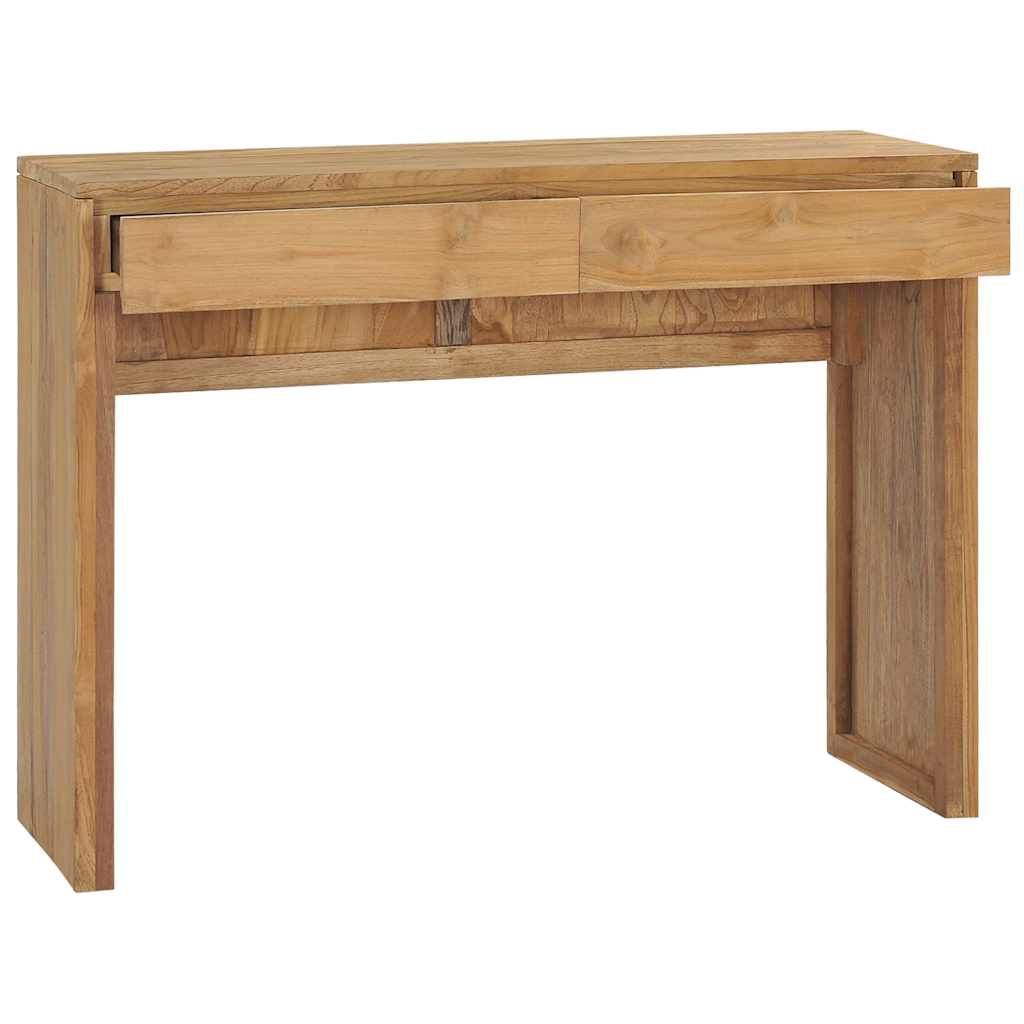 Tavolo Consolle 100x35x75 cm in Legno Massello di Teak vidaXL