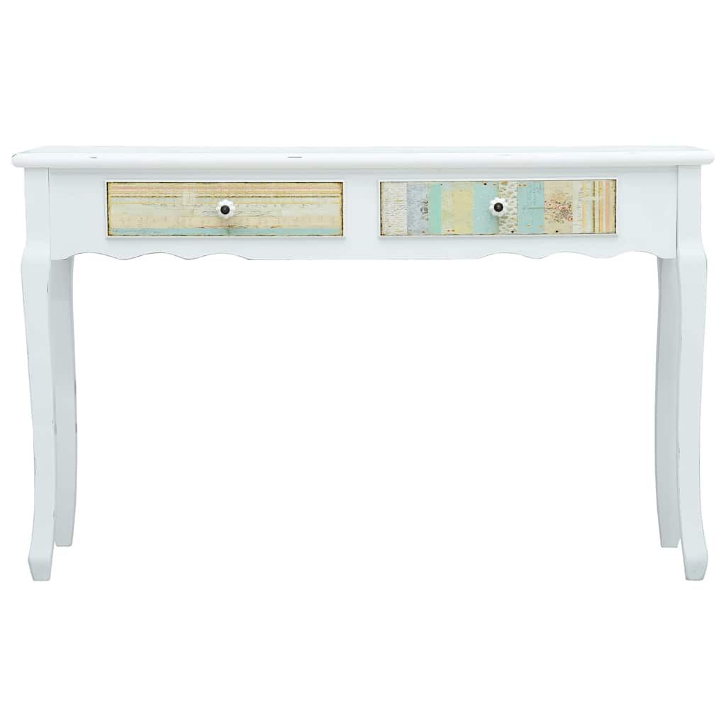 Tavolo Consolle Bianco 120x40x74,5 cm in Legno vidaXL