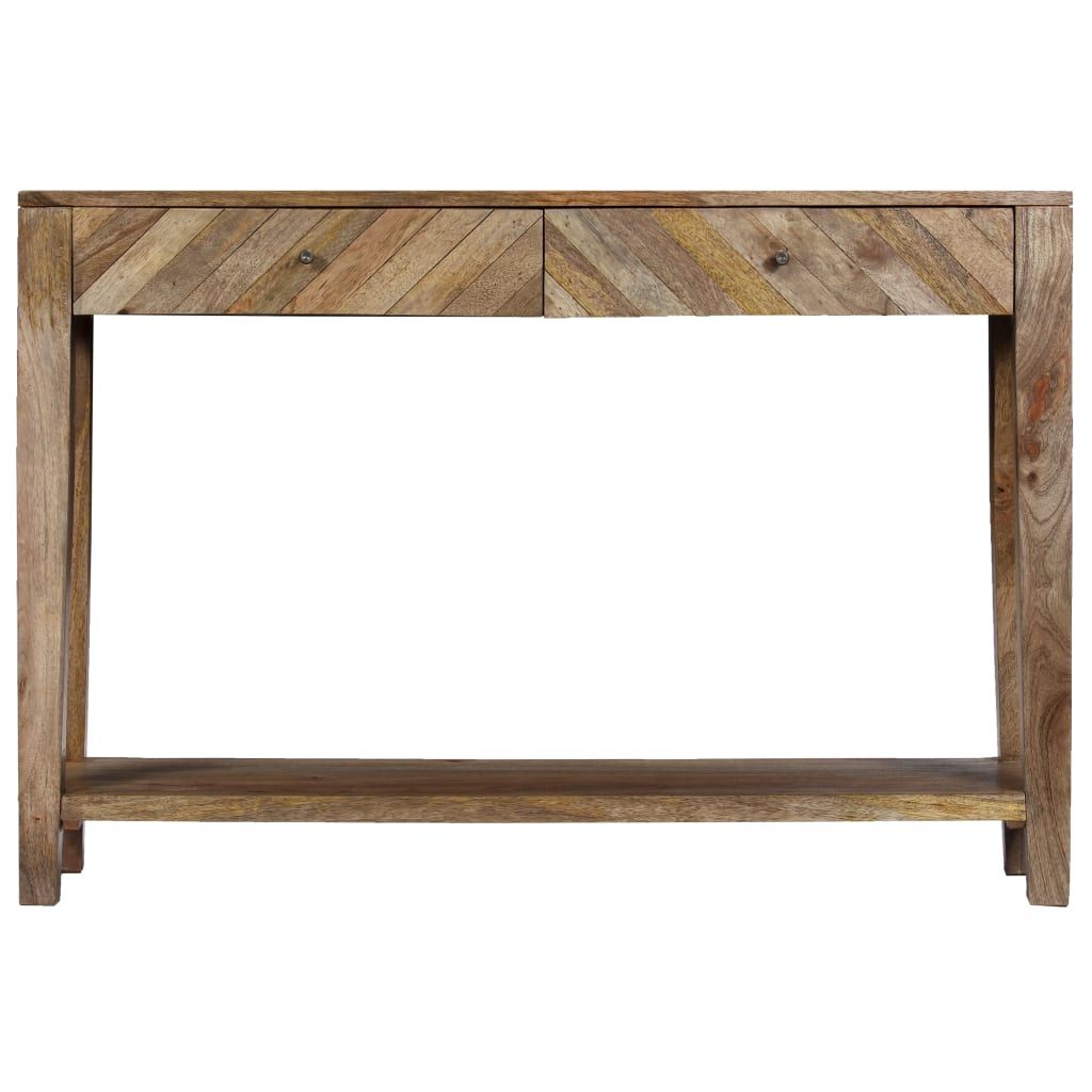 Tavolo Consolle in Legno Massello di Mango 118x30x80 cm vidaXL