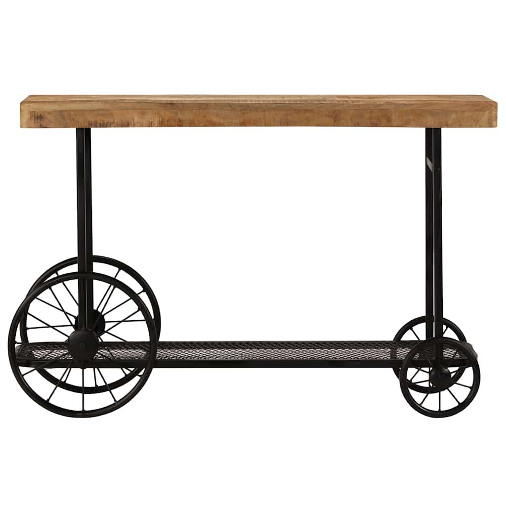 Tavolo Consolle in Legno Massello d Mango 115x36x76 cm vidaXL