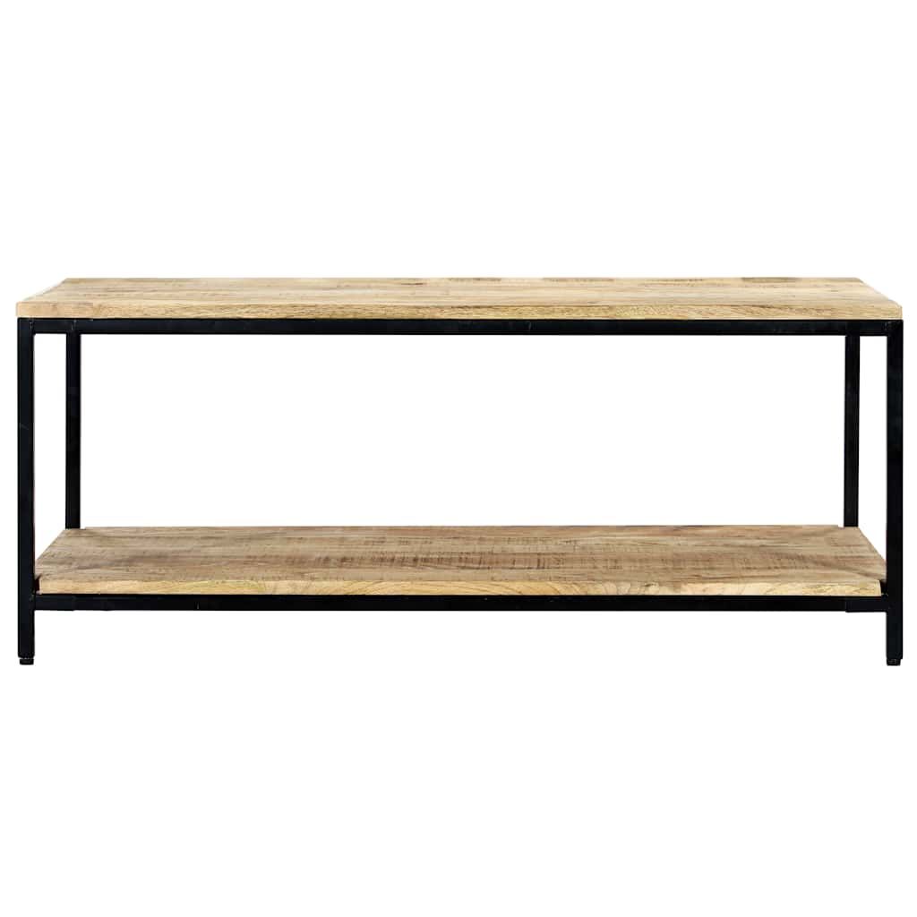Tavolino da Salotto 110x60x45 cm in Legno Massello di Mango vidaXL