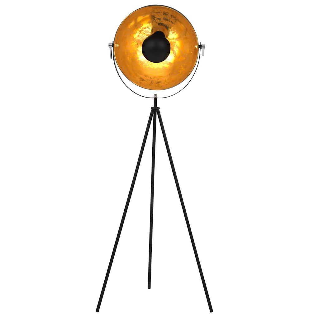 Lampada da Terra E27 Nera e Oro 41 cm vidaXL