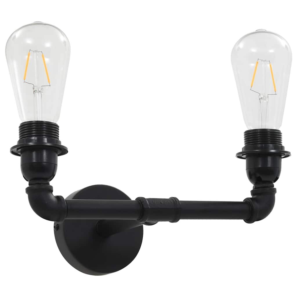 Lampada da Parete Doppia per 2 Lampadine E27 vidaXL