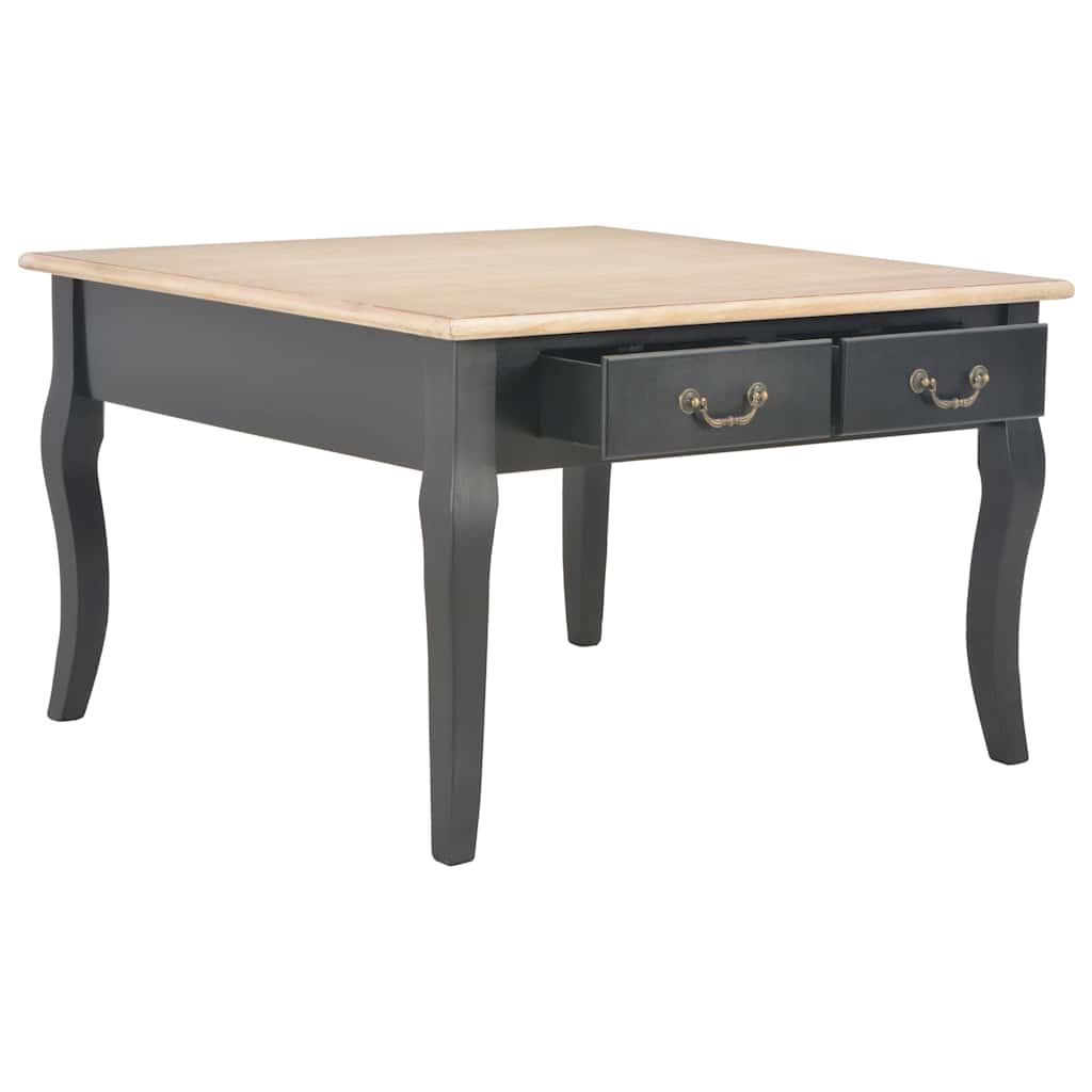 Tavolino da Caffè Nero 80x80x50 cm in Legno vidaXL