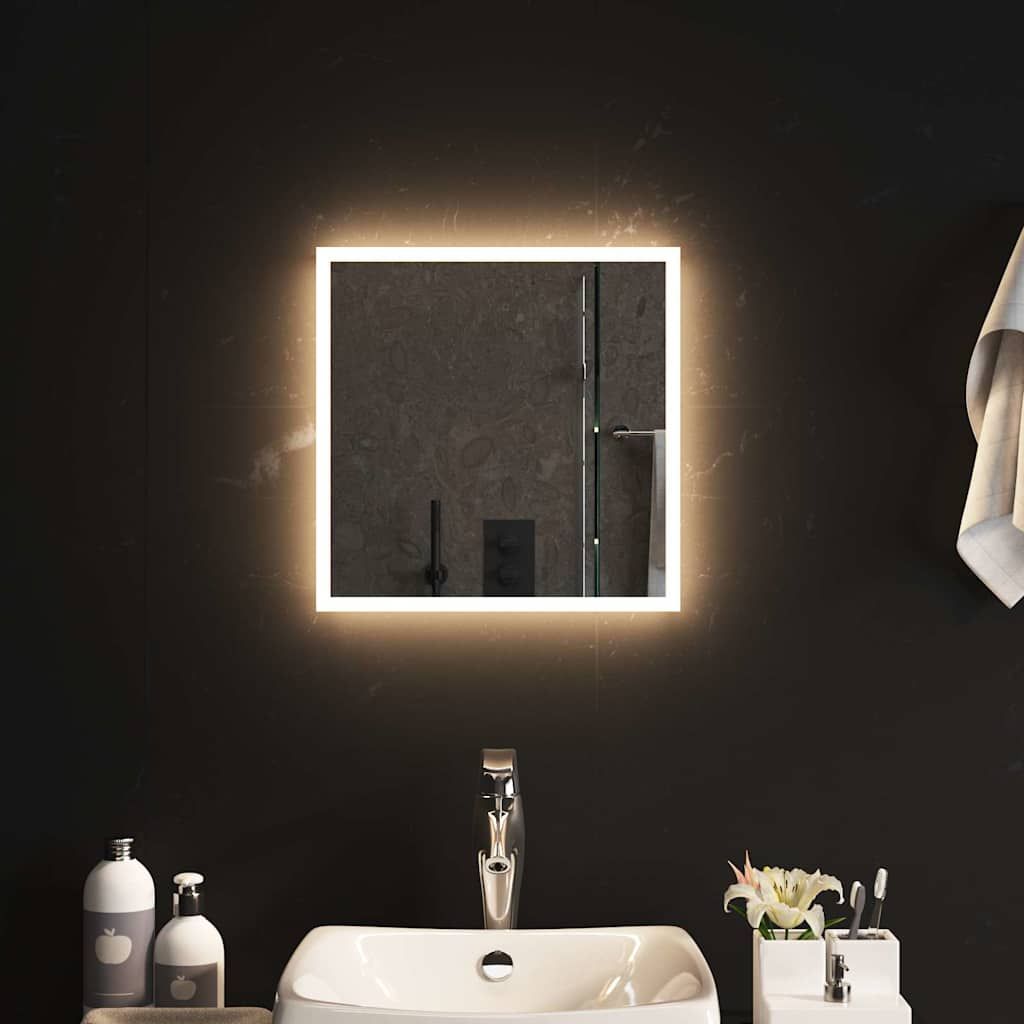 Specchio da Bagno con Luci LED 40x40 cm vidaXL