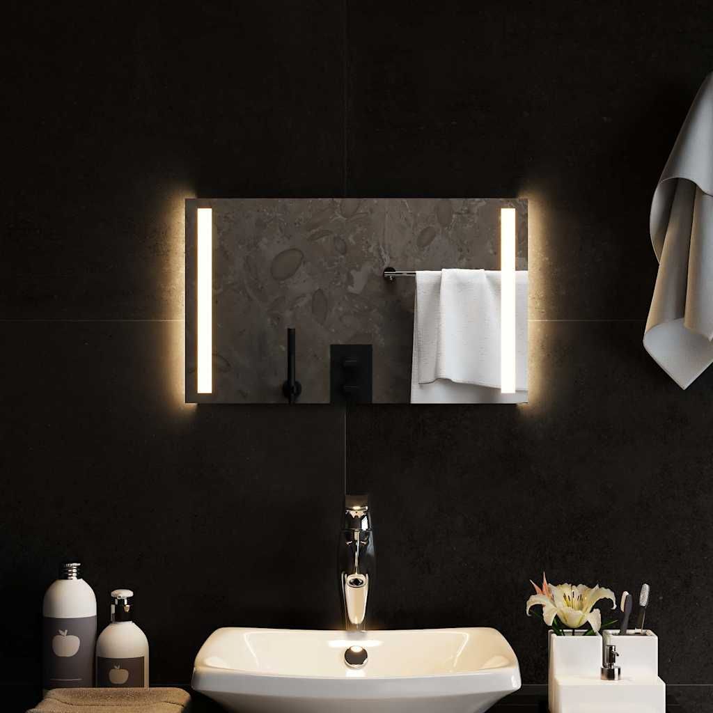 Specchio da Bagno con Luci LED 50x30 cm vidaXL