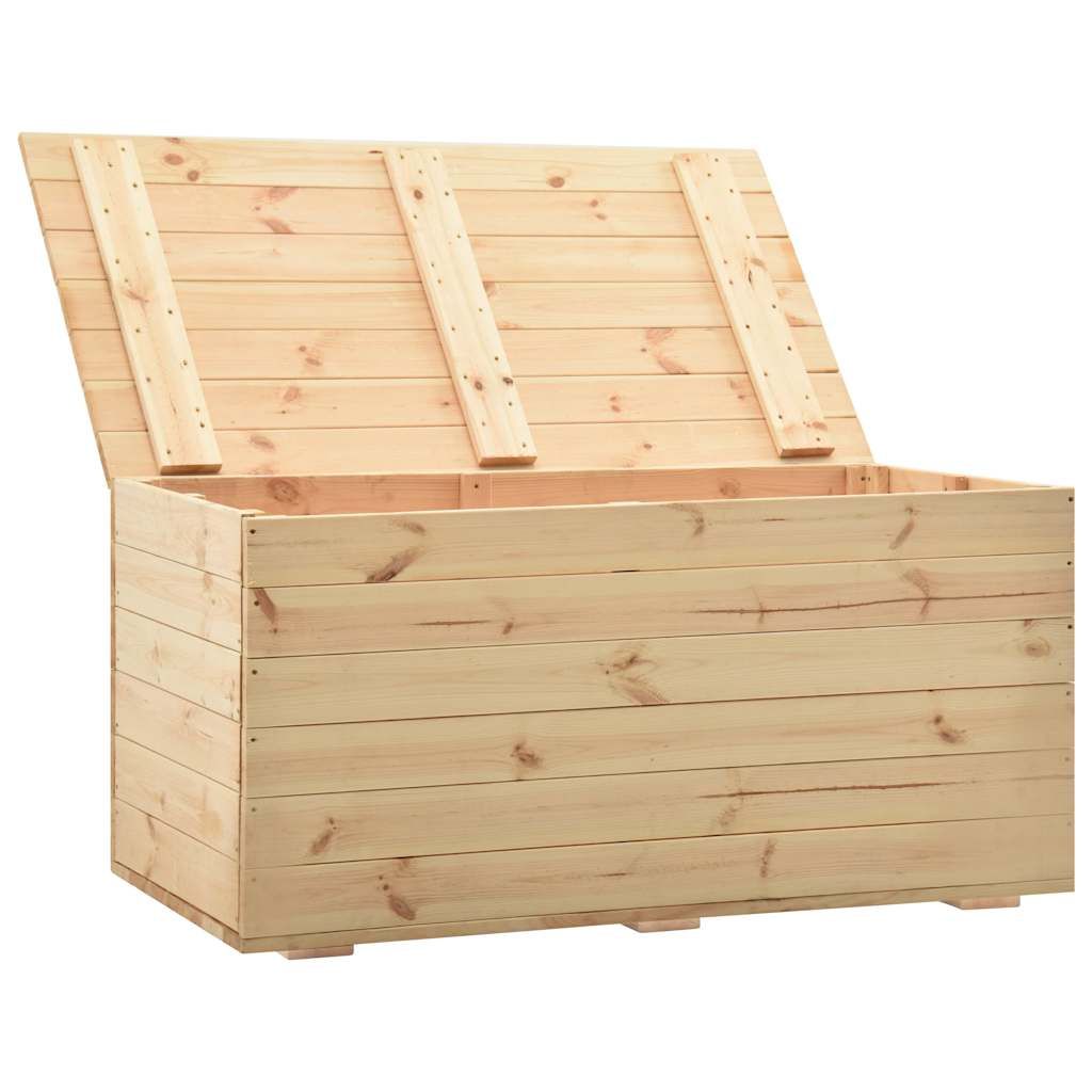 Scatola Portaoggetti 120x63x60 cm in Legno Massello di Pino vidaXL