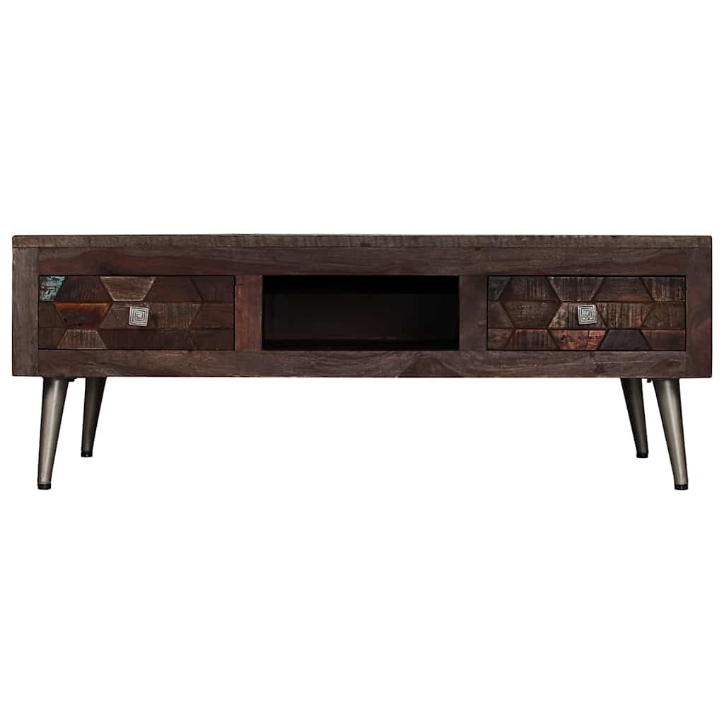 Tavolino da Salotto in Legno Massello di Recupero 100x60x35 cm vidaXL