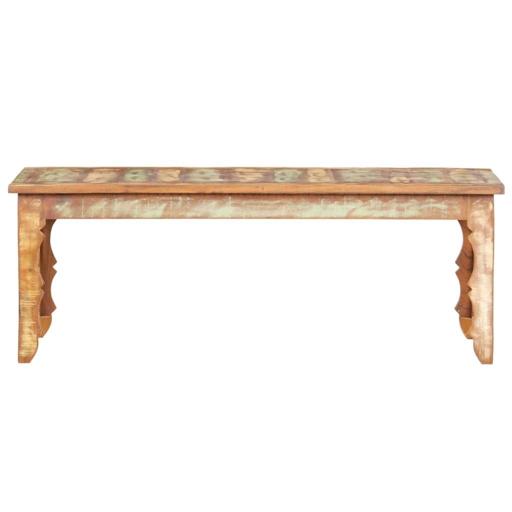 Tavolino da Salotto 110x50x40 cm in Legno Massello di Recupero vidaXL