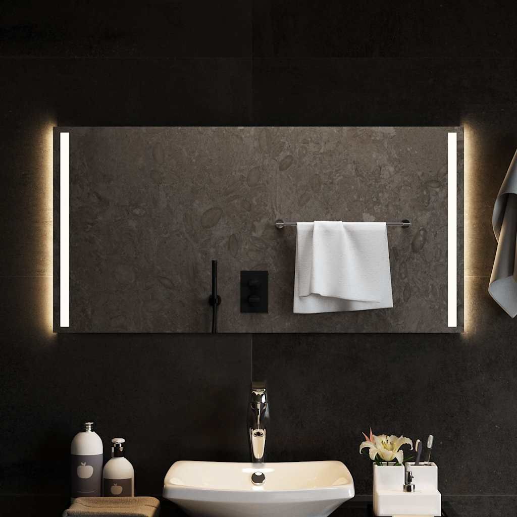 Specchio da Bagno con Luci LED 100x50 cm vidaXL