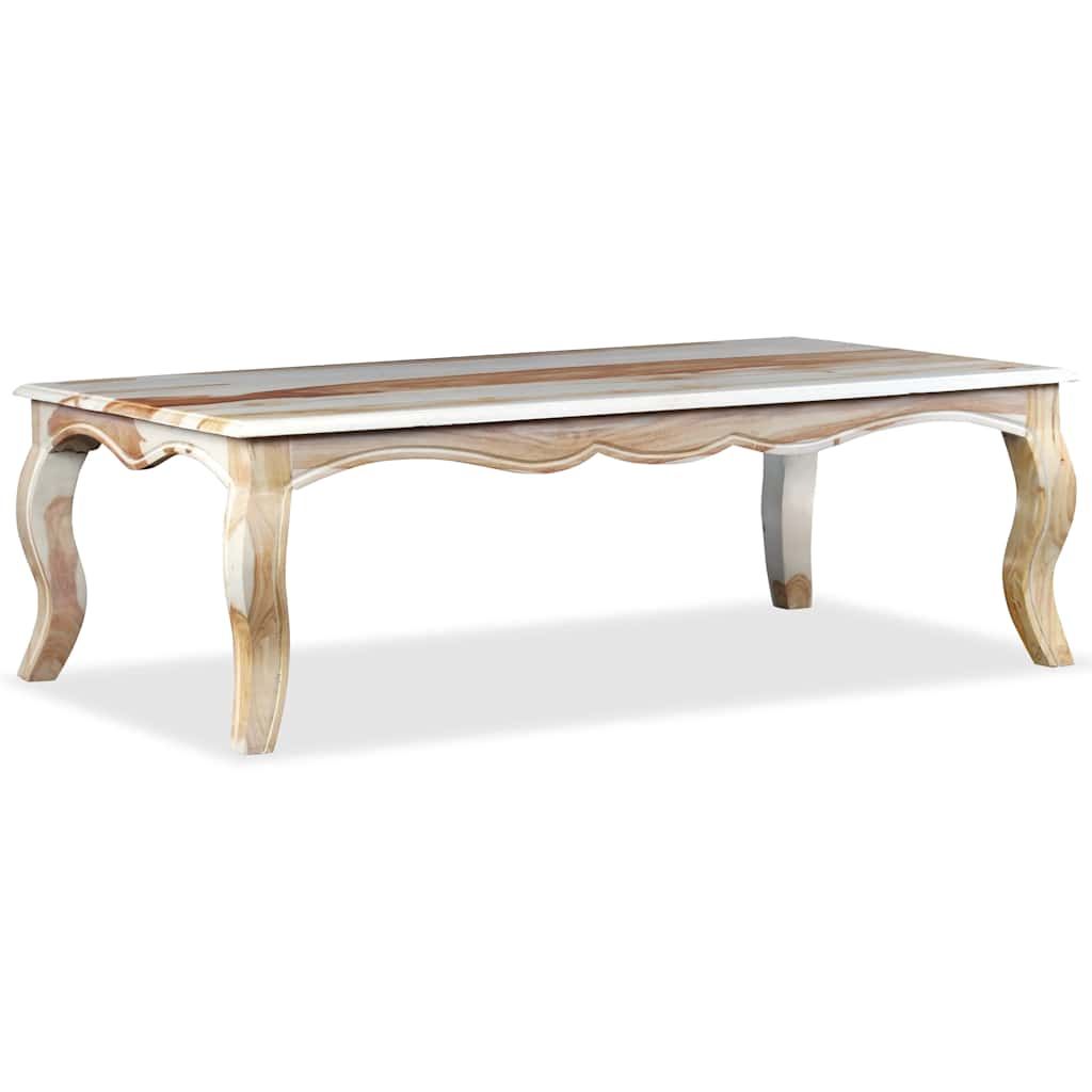 Tavolino da Salotto in Legno Massello di Acacia 110x60x35 cm vidaXL