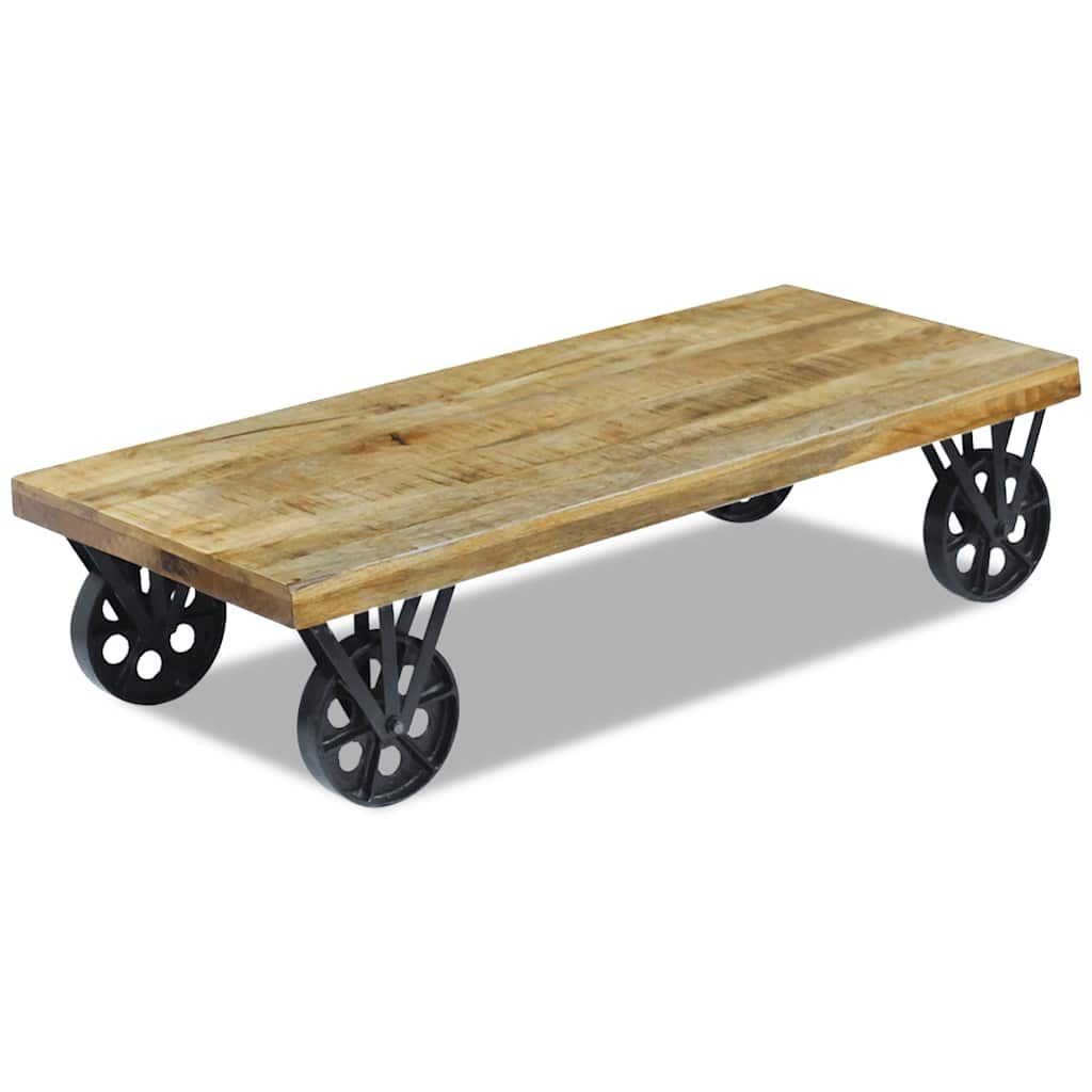 Tavolino da Salotto in Legno di Mango 120x60x30 cm vidaXL