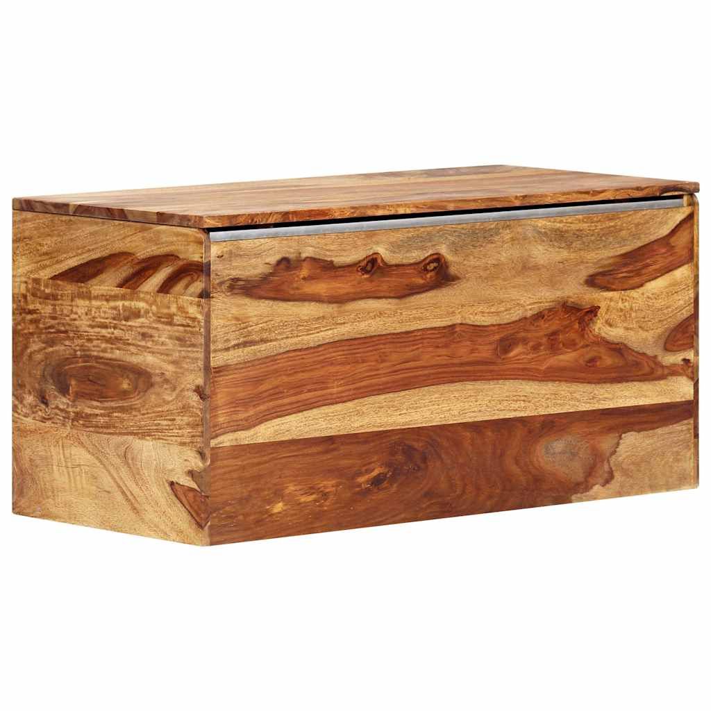 Cassapanca 80x40x40 cm in Legno Massello di Acacia vidaXL